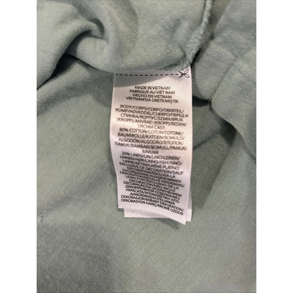 Polo Ralph Lauren Men XL Classic Fit Cotton Linen Polo Shirt Sage Green